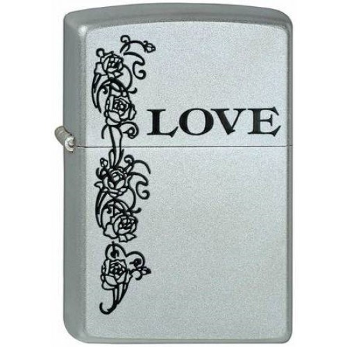 Широкая зажигалка Zippo Inspiration Love 205 - фото 282609
