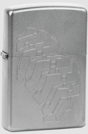 Широкая зажигалка Zippo Tire Tracks 205 - фото 282644