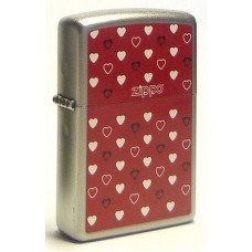 Широкая зажигалка Zippo Zippo Hearts 205 - фото 282650