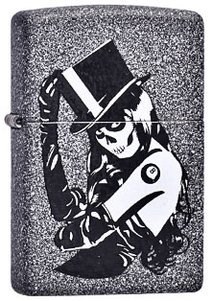 Широкая зажигалка Zippo Skull Girl 211 - фото 282713