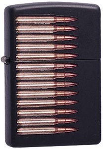 Широкая зажигалка Zippo Bullets 218 - фото 282752