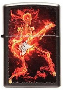 Широкая зажигалка Zippo Guitarist 218 - фото 282764
