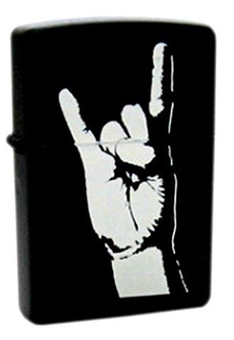 Широкая зажигалка Zippo Rock on 218 - фото 282774