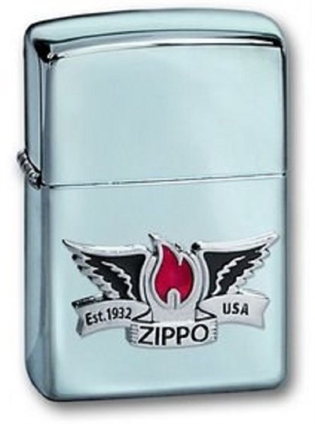 Широкая зажигалка Zippo Wings 24092 - фото 282806