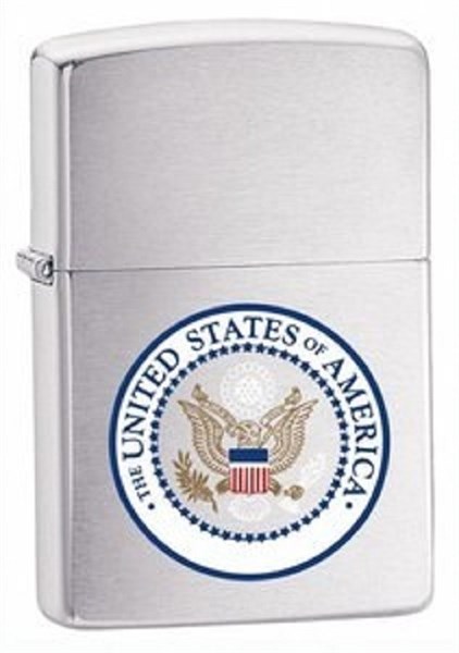 Широкая зажигалка Zippo US Seal 24347 - фото 282819