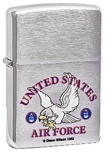 Широкая зажигалка Zippo US Air Force 24529 - фото 282856