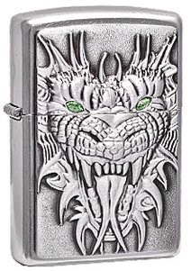 Широкая зажигалка Zippo Dragon 24901 - фото 282899