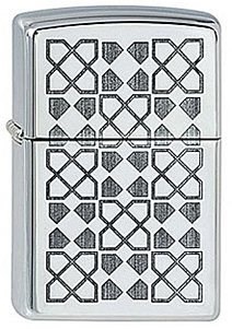 Широкая зажигалка Zippo Art Deco 4 254 - фото 282939