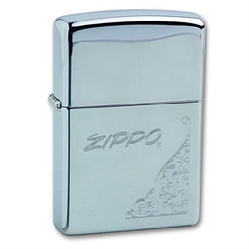 Широкая зажигалка Zippo Corner Floral 260 - фото 282947
