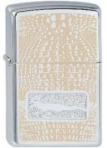 Широкая зажигалка Zippo Crocodile Skin 261 - фото 282949