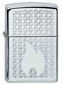 Широкая зажигалка Zippo Z/Flame 250 - фото 283021