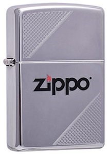 Широкая зажигалка Zippo Corners 313 - фото 283028