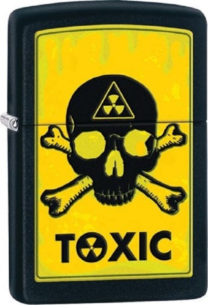 Широкая зажигалка Zippo Toxic 28310 - фото 283090