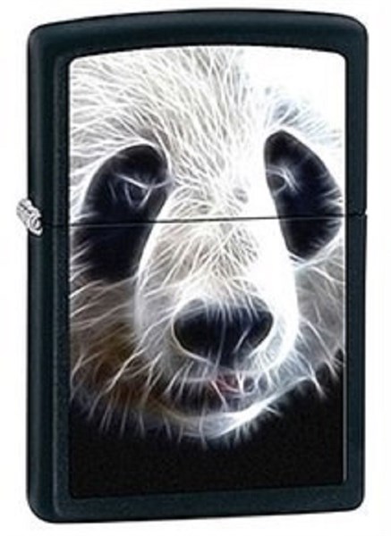 Широкая зажигалка Zippo Panda 28358 - фото 283094