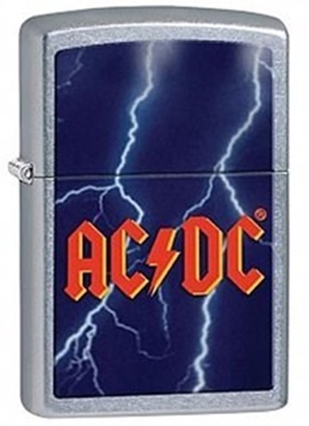 Широкая зажигалка Zippo ACDC 28453 - фото 283112