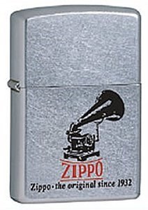 Широкая зажигалка Zippo Phonograph 28566 - фото 283127