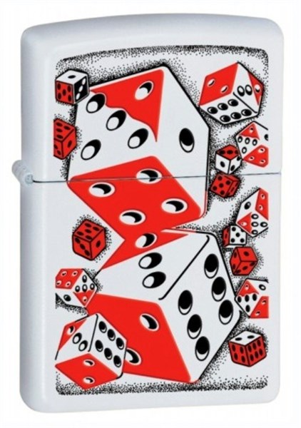 Широкая зажигалка Zippo BS Dicey 28031 - фото 283225