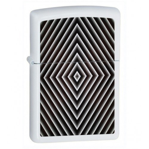 Широкая зажигалка Zippo Diamond Bullseye 28039 - фото 283237