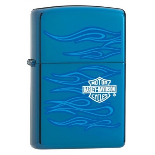 Широкая зажигалка Zippo H-D GHOST 20711 - фото 283247