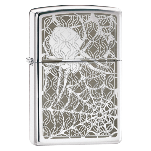 Широкая зажигалка Zippo Hidden Spider 28052 - фото 283252