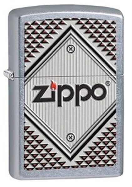 Широкая зажигалка Zippo Square 28465 - фото 283278
