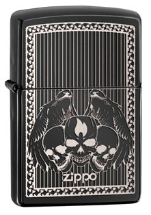 Широкая зажигалка Zippo Classic 28678 - фото 283359