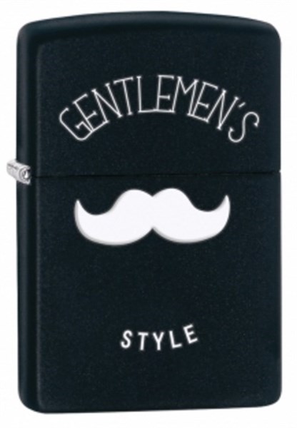 Широкая зажигалка Zippo Gentlemen's Style 28663 - фото 283719