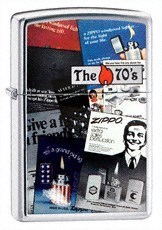 Широка зажикалка Zippo The 70's 24189 - фото 283748