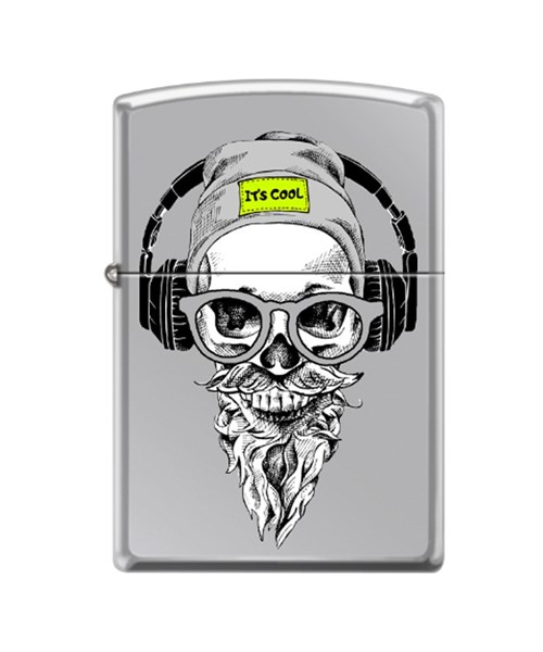 Зажигалка Zippo Хипстер с покрытием High Polish Chrome 250_hipster - фото 284531
