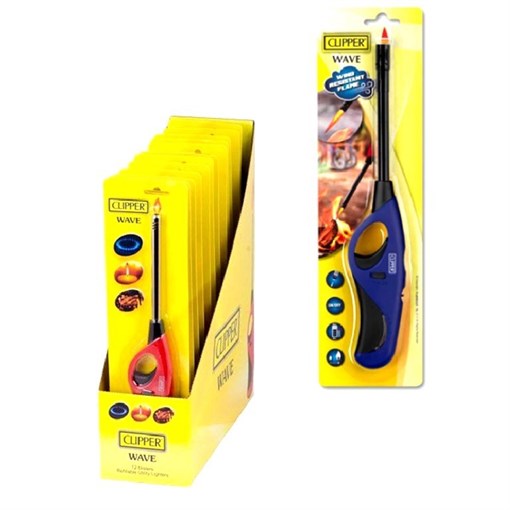 Зажигалка бытовая Clipper MG109 WAVE - фото 284606