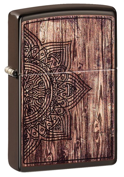 Зажигалка ZIPPO Brown Matte 49184 - фото 284608