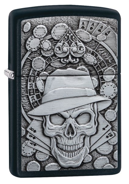 Зажигалка ZIPPO Black Matte 49183 - фото 284629