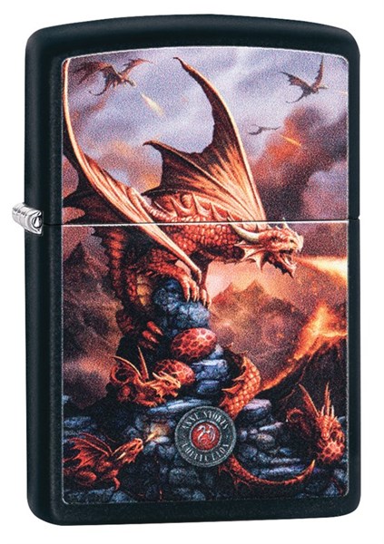 Зажигалка ZIPPO Anne Stokes Black Matte 49097 - фото 284650