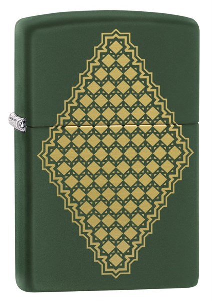 Зажигалка ZIPPO Green Matte 49220 - фото 284751