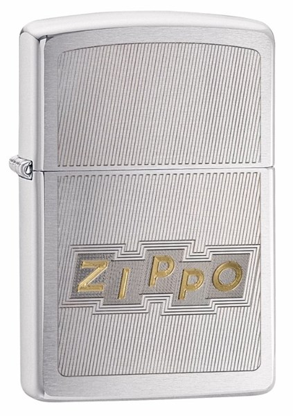 Зажигалка ZIPPO Brushed Chrome 49204 - фото 284776