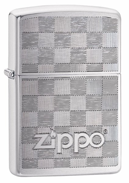 Зажигалка ZIPPO Brushed Chrome 49205 - фото 284778