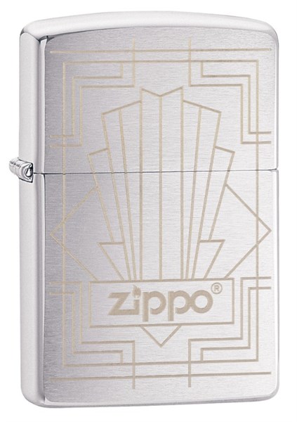 Зажигалка ZIPPO Brushed Chrome 49206 - фото 284780