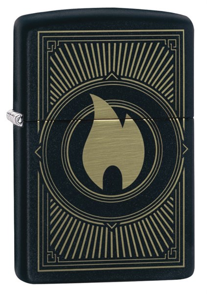 Зажигалка ZIPPO Black Matte 49217 - фото 284798
