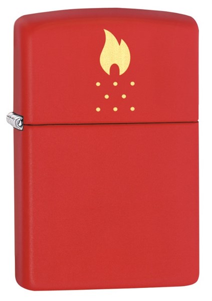 Зажигалка ZIPPO Red Matte 49231 - фото 284808