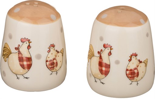 Набор для специй 2 пр."сельский домик" 6*6*7,5 см - фото 285952