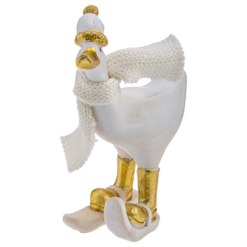 Фигурка "Зимняя утка" 11.5*5*13 см - фото 289096