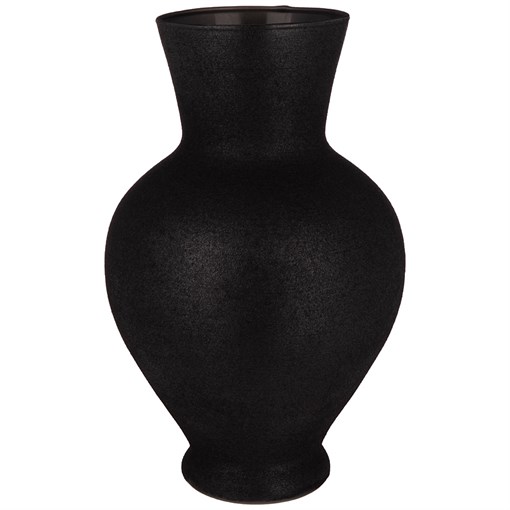 Ваза adone "Velvet nero" H=26 см - фото 290809