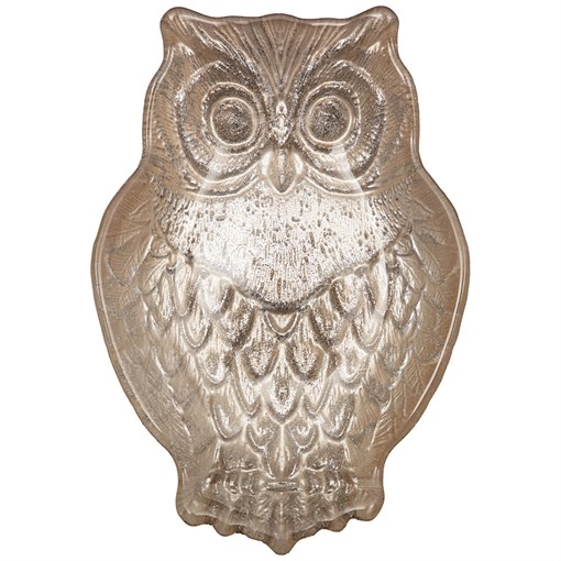 Блюдо "Owl" shampain 17х12х3,5 см без упаковки - фото 291029