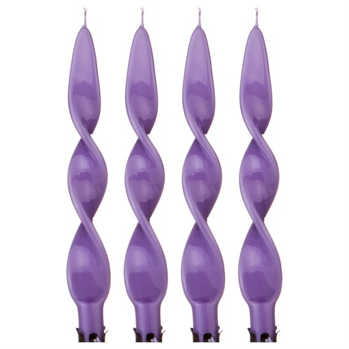 Набор свечей из 4  шт 27/2,2 лакированный фиолетовый - фото 291255