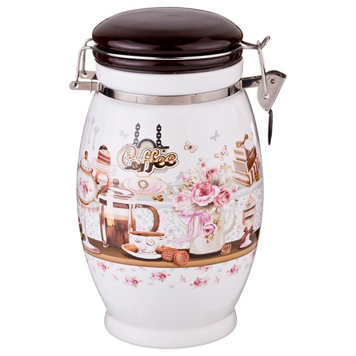 Емкость для сыпучих продуктов "Coffee" H=20 см / 1100 мл - фото 291407