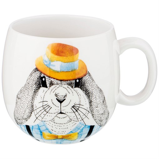 Кружка "Fashion animals" заяц, 530 мл - фото 292933