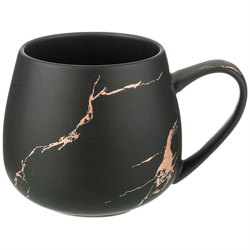 Кружка коллекция "Золотой мрамор" цвет: black 12,5*9,5*8,8 см 400 мл - фото 293262