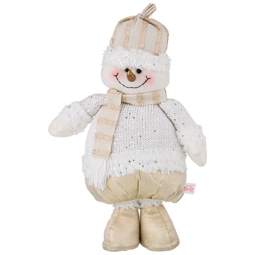 Фигурка золотая коллекция "Снеговик " 22*10*40 см - фото 294688