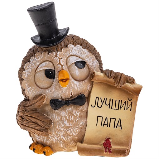 Фигурка "Совята итри" 9,5*6,5 см H=11 см - фото 295546