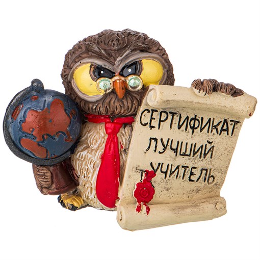 Фигурка "Совята итри" 8*4,5 см H=6 см - фото 295591